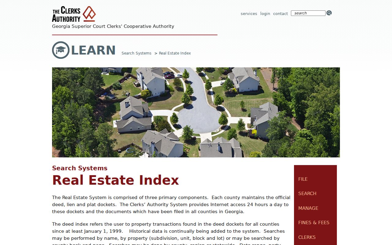 Georgia real estate index details distinct from Schley County civil dockets