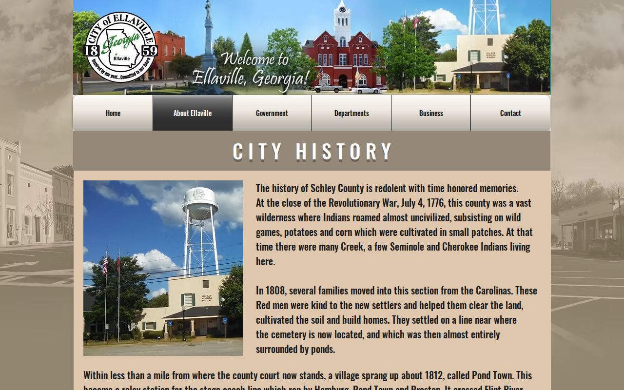 Ellaville history behind the modern Ellaville court docket